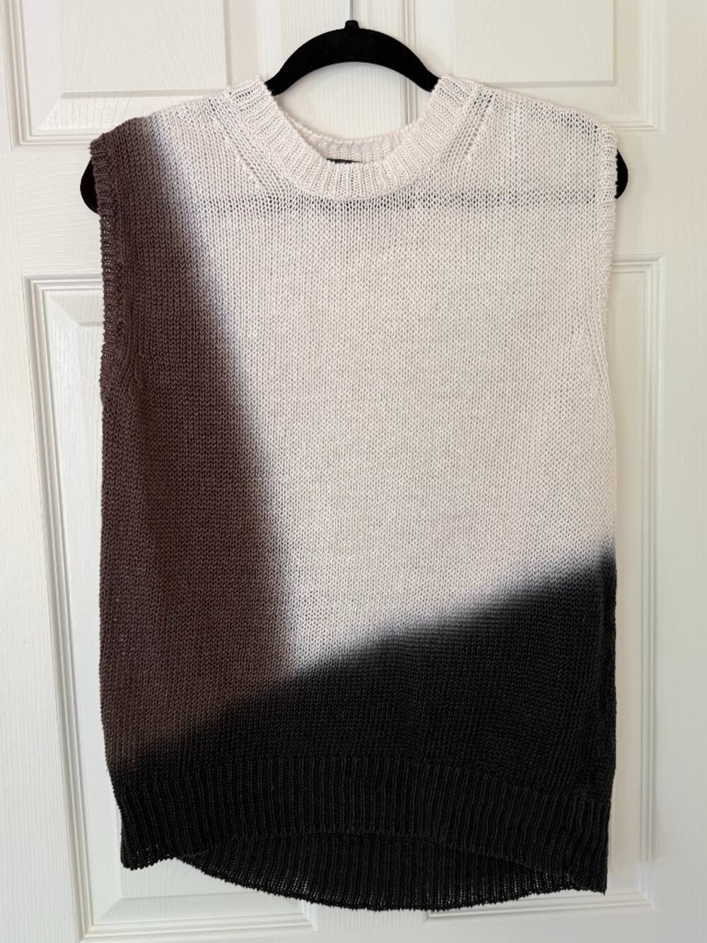 J.Crew 100% Linen Ombré Sleeveless Sweater Size M